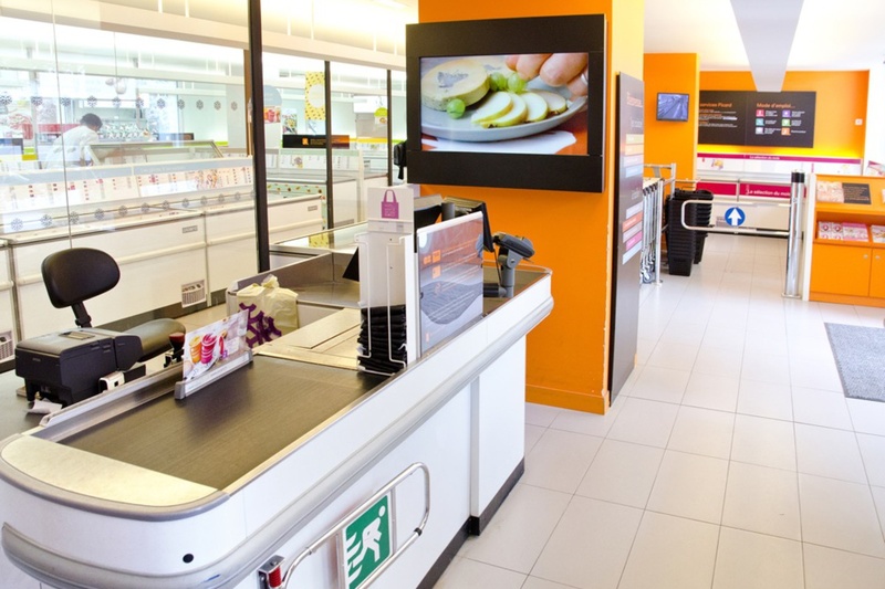 Intérieur du magasin Picard Moulin La Possession